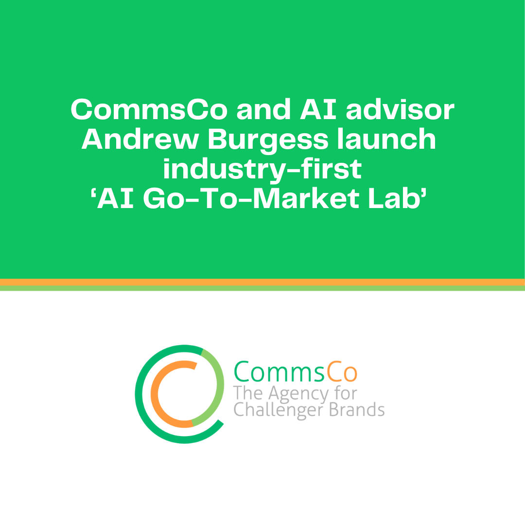 CommsCo and AI advisor Andrew Burgess launch industry-first ‘AI Go-To-Market Lab’